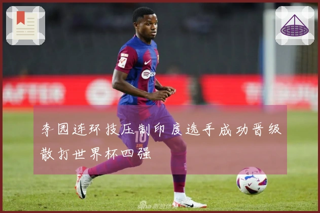 李园连环技压制印度选手成功晋级散打世界杯四强